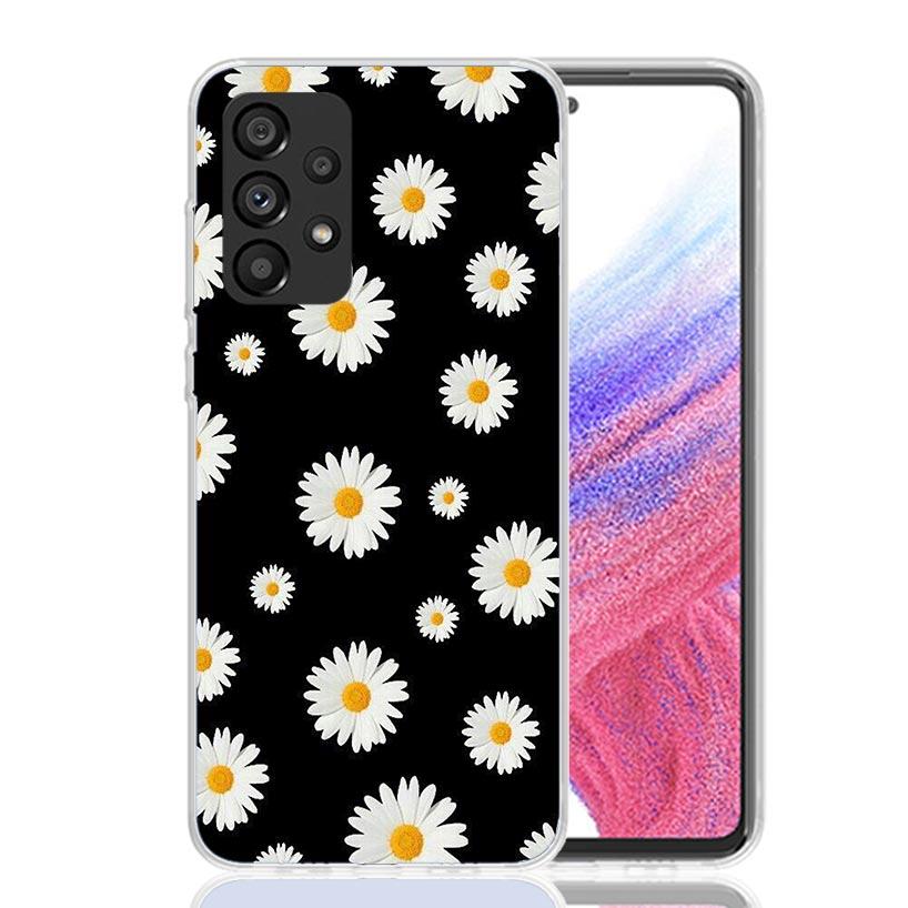 Daisy Daisies Art Floral Phone Case For Samsung Galaxy A13 A14 A15 A16 A53 A54 A55 A56 A33 A34 A35 A36 A23 A24 A25 A26 A05S A04S