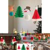 Charming Mini Christmas Tree Paper Decoration For Festive Holiday Celebrations