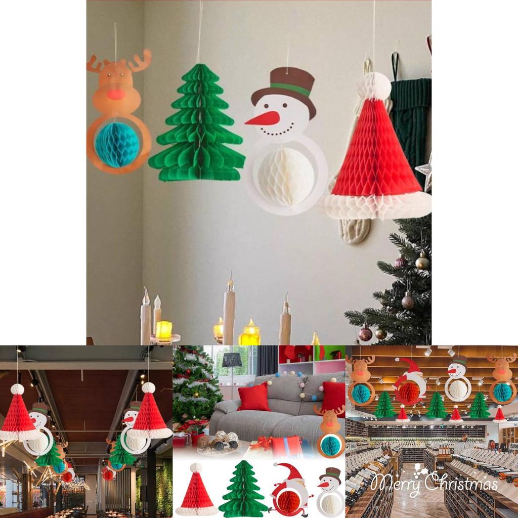 Charming Mini Christmas Tree Paper Decoration For Festive Holiday Celebrations