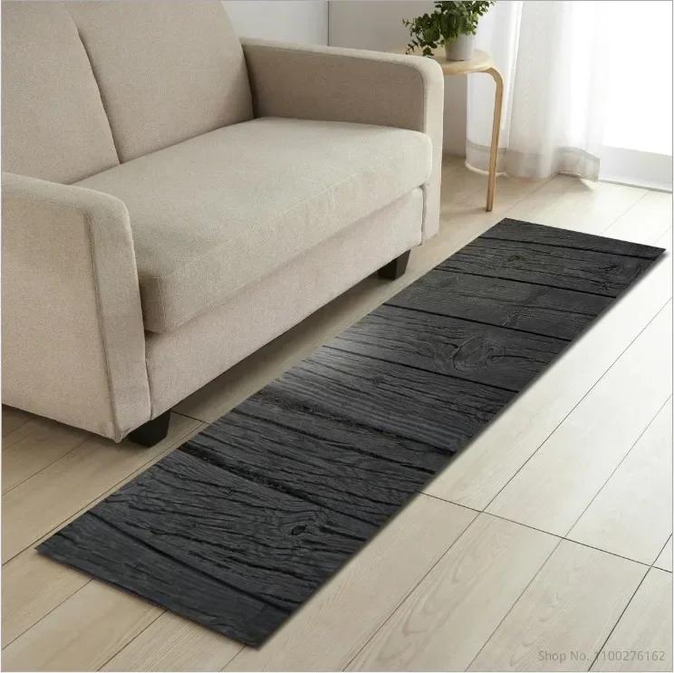 Floor Mat Carpet For Living Room Kitchen Carpet Wood Painting Rectangle Sofa Bedroom Rug Bedside Mats Entrance Rug