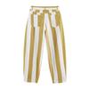 Womens High-Waisted Striped Tapered Jeans Casual Pants 2026 Cotton Blend Slim Fit