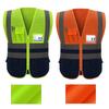 Breathable Security Vests High Visibility Workwear Uniforms Work Vest  Running Cycling Sports
