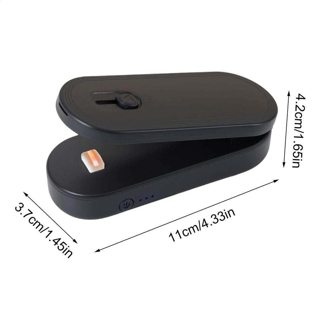 Chip Bag Sealer Fruit Storage Tool USB Rechargeable Small Bag Sealer Cutter For Home Meal Prep Leftover Camping Meat Snack