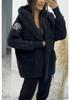 2024 Europäischer & Amerikanischer Herbst/Winter Damen Plüsch Kapuzenjacke Mantel