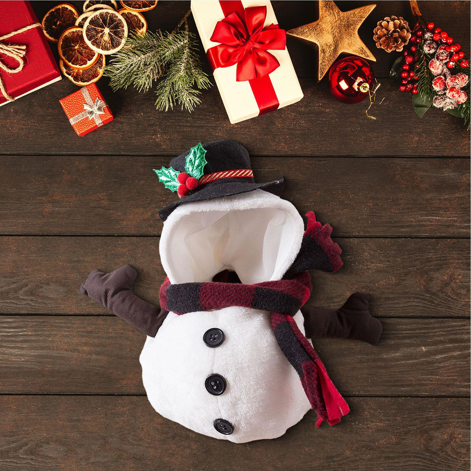 

Рождественская одежда для домашних животных, снеговик, одежда для домашних животных, праздник XL