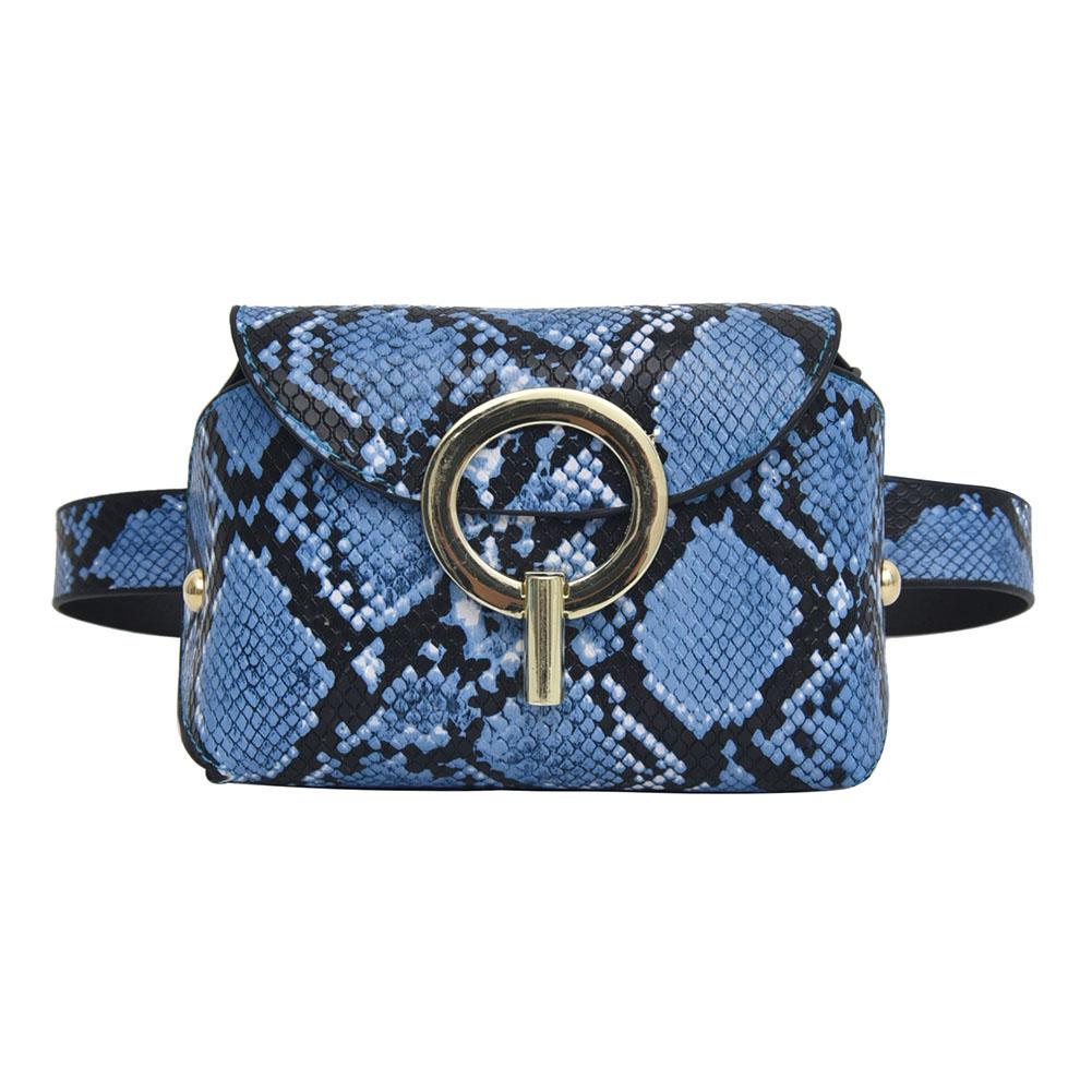 Women Snake Print Shoulder Bags Crossbody Messenger Waist Fanny Chest Handbags Women Snake Print Shoulder Bags Crossbody Messenger Waist Fanny Chest Handbags