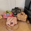Sac à Bandoulière Chaîne en PU pour Femmes avec Détails Clous Style Urbain Utilisation Quotidienne