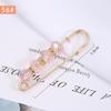 Pearl Anti-Exposure Brooch: Women's Waist-Cinching Pin & Clothing Decoration