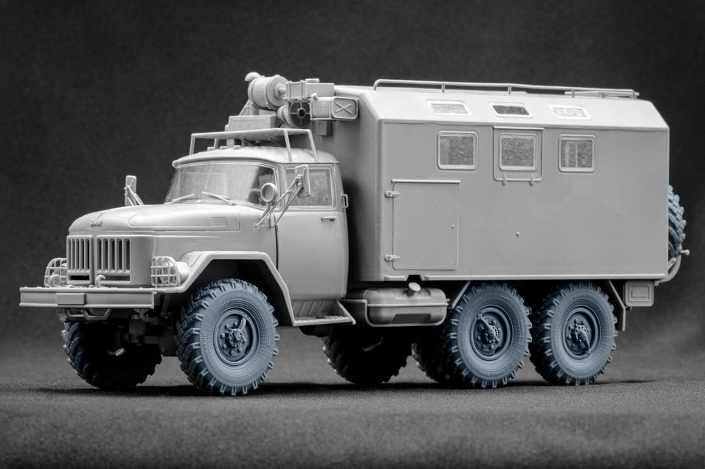 Truck Wheel Set Plastic Model Parts SCXWM35018 Scale-X 1/35 ZiL-131 (7 Pieces) (for Trumpeter) (Military Vehicle)