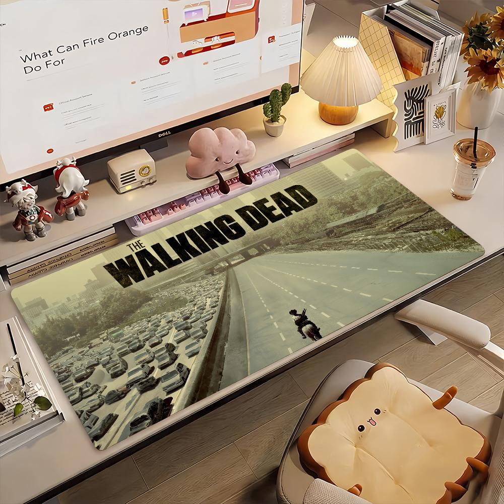 TV The W-Walking D-DeadS Mouse Pad Non-slip Rubber Gamer Balance Computer Mat Decoracion Deskmat Laptop Office Large