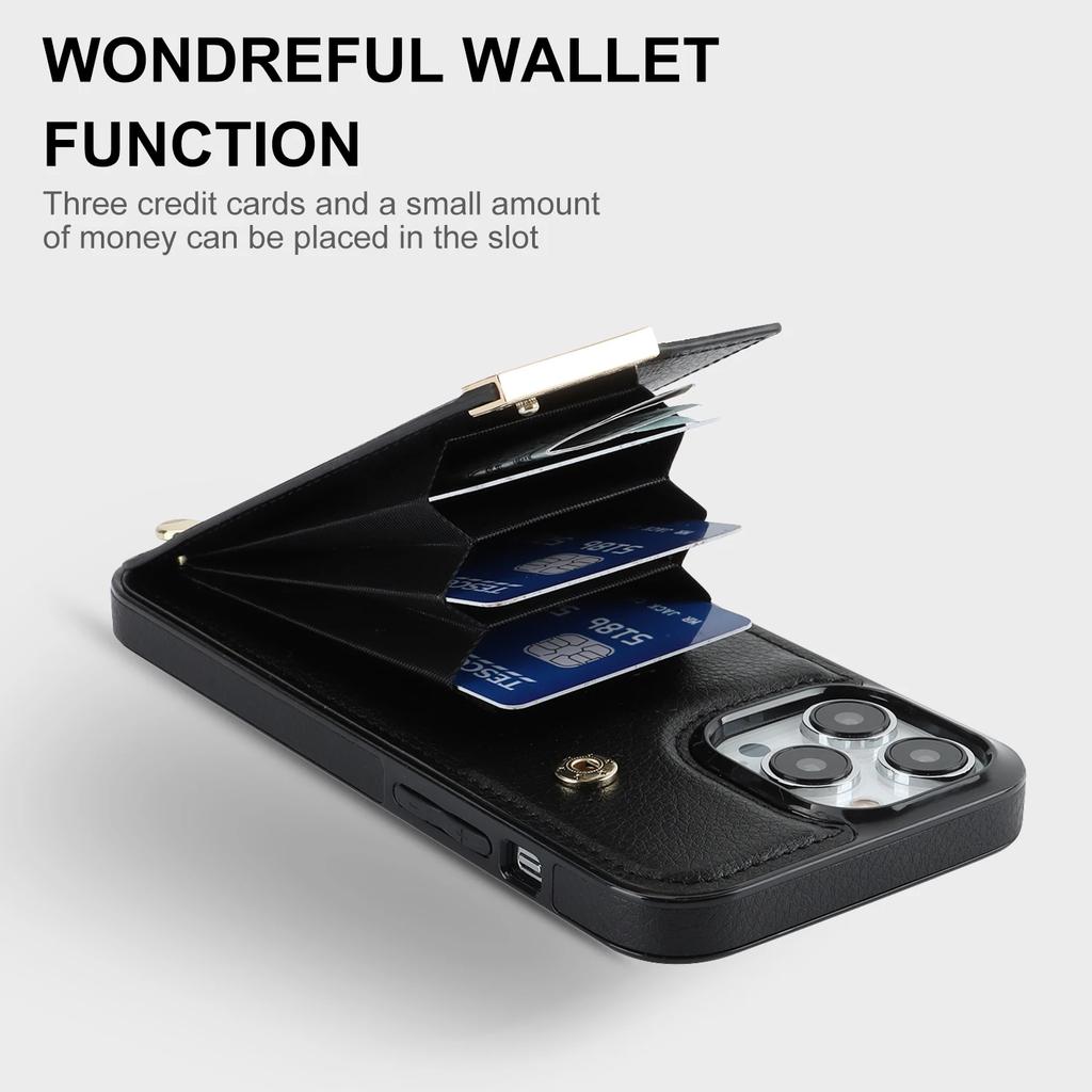 Multi Cards Solt Magnetic Wallet Leather Case for iPhone 16 Pro MAX 14 15 13 12 11 7P 8Plus SE 2025 X XS Pocket Bag Purse Cover