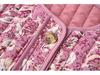 European & American Women's Floral Cotton Cardigan Jacket with Round Neck