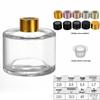 Transparent Square Glass Aroma Diffuser Bottle for Essential Oils and Perfumes