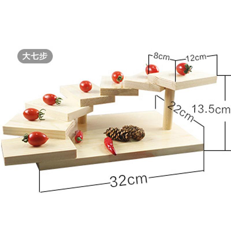 Solid wood function. Rotating sushi plate