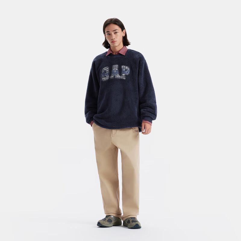 Gap Unisex Thermal Fleece Pullover Sweatshirt