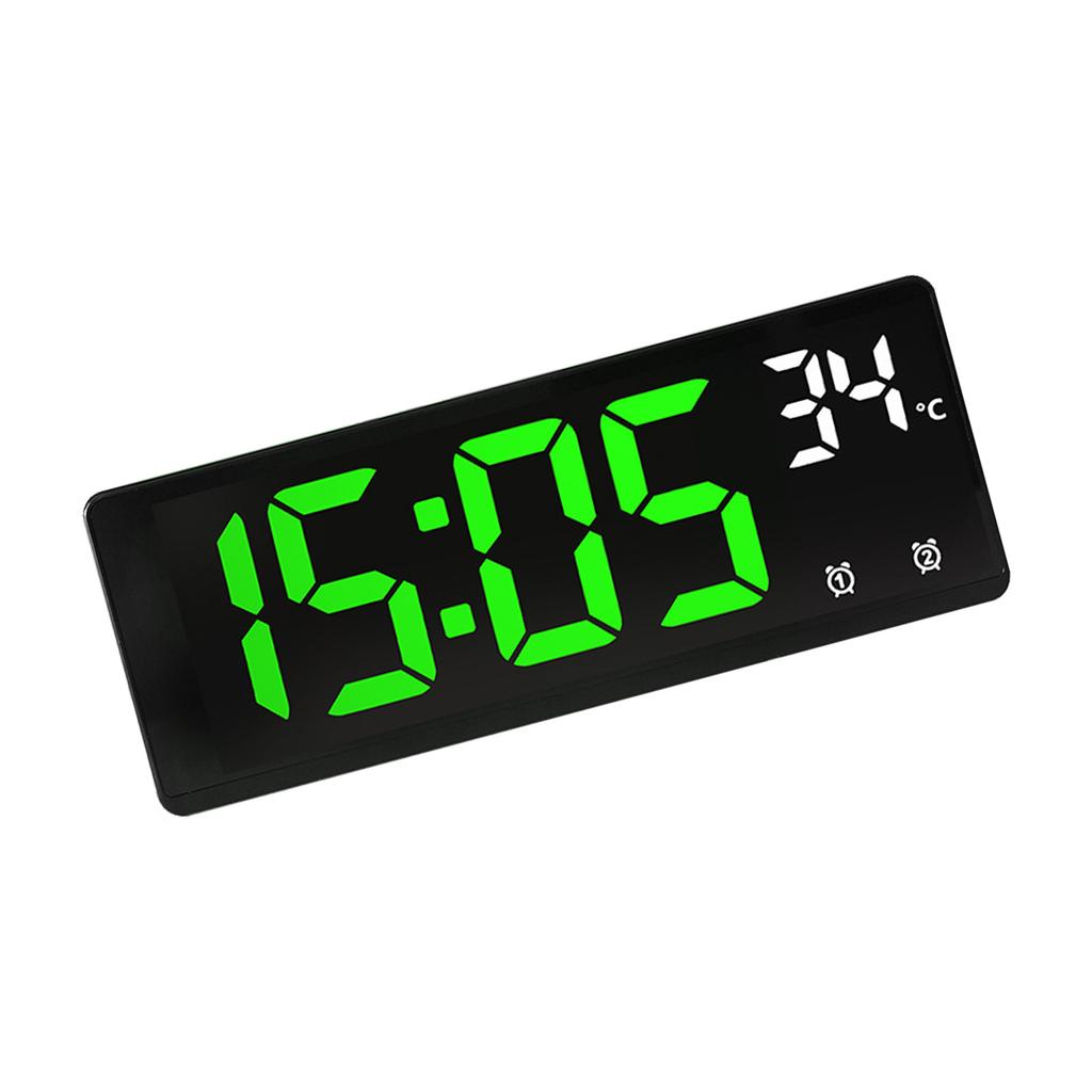 Electronic Digital Alarm Clock Travel Clock Featuring Colorful Font Easy to Read for Time Management