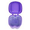X1 Denture Cleaning Storage Box Filter  Portable Travel Dental Braces Care Orthodontic Appliance Swim Camp Outdoor Portable Tool