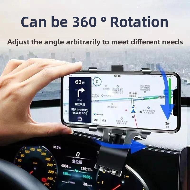 Car Mobile Phone Holder Car Dashboard Fixed Car Navigation Buckle Type