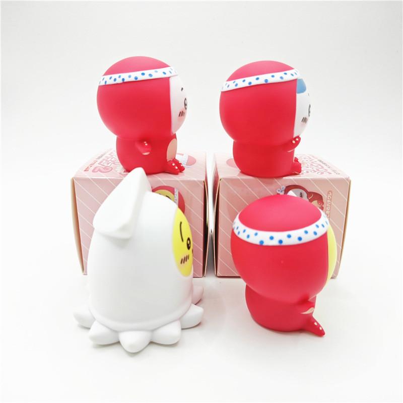 Self-mockery Bear Takoyaki Costume Usaki Gyi Kawa Pvc Toy Model Display Figure