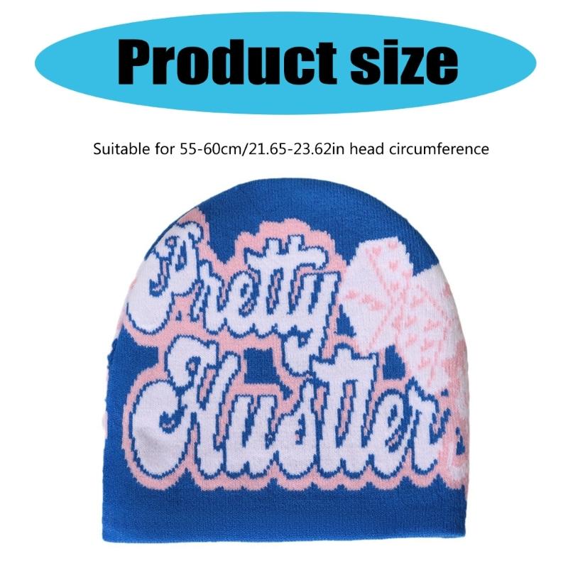Hiphop Beanies Hats Soft Comfortable Hat Exquisites Embroidery Personality Hats for Adults and Kids