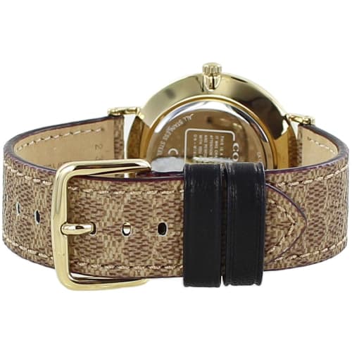 Coach Women's Signature Leather Watch with Leather Strap (14504086)