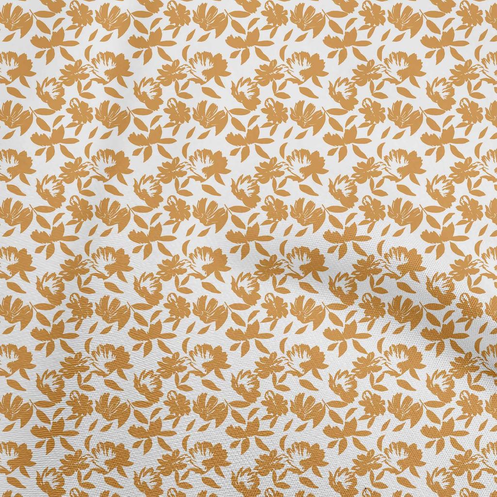 oneOone Cotton Flex Light Green Fabric Floral Craft Projects Decor Fabric Printed By The Yard 40 Inch