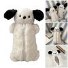 Comfortable Plush Dog Pencil Bag With Example Storage Space Simple Substance Immediate Ending Perfect For Classroom Office Travel Use
