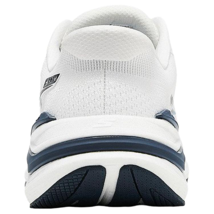 Skechers Go Run Consistent Comfortable Slip Resistant Durable Breathable Rebound Running Shoes Men Sneakers White Blue 221143-WHT
