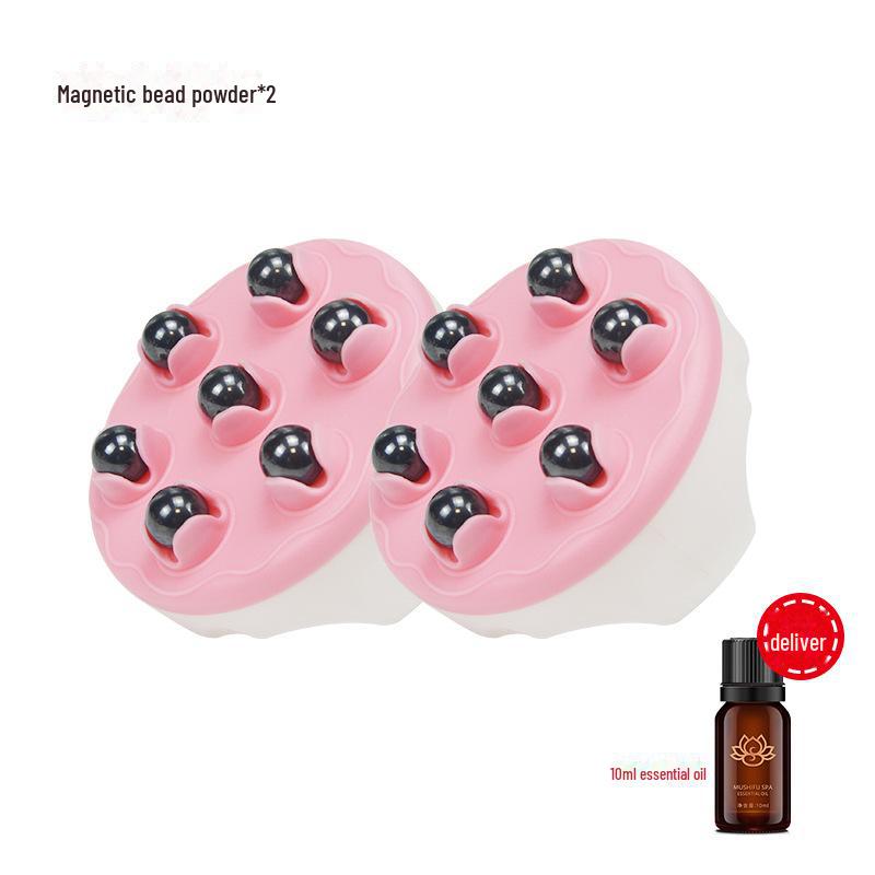 Dragon Ball Abdominal & Meridian Massager: Tendon Rolling Brush with Magnetic Ball Roller