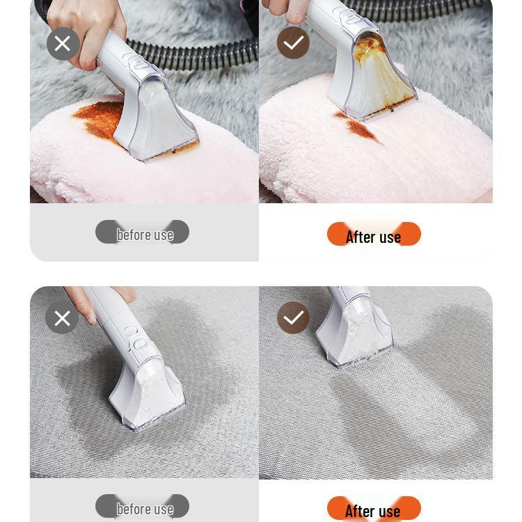 Yili 6318 Čistič látek na pohovky, závěsy a koberce: Odstraňování skvrn a vysávací systém