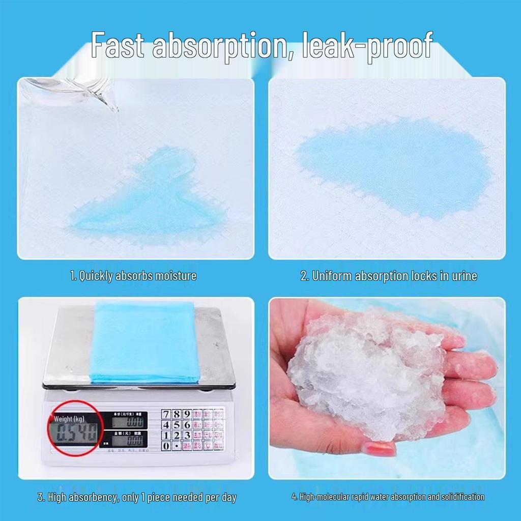 Thickened Bamboo Charcoal Deodorizing Pet Pee Pad - Absorbent & Disposable for Cats and Dogs