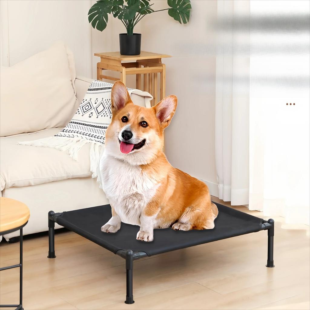 Elevated Pet Bed Dog Cat Folding Pet Camping Bed Cat Dog House Portable Removable Washable Four Seasons Cats Kennel Puppy Beds