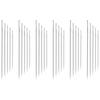 A34R 30Pcs Large-Eye Stitching Sharp Thick Needles, 5 Sizes Stainless Steel Sewing Needles Kit For Embroidery And Hand Sewing