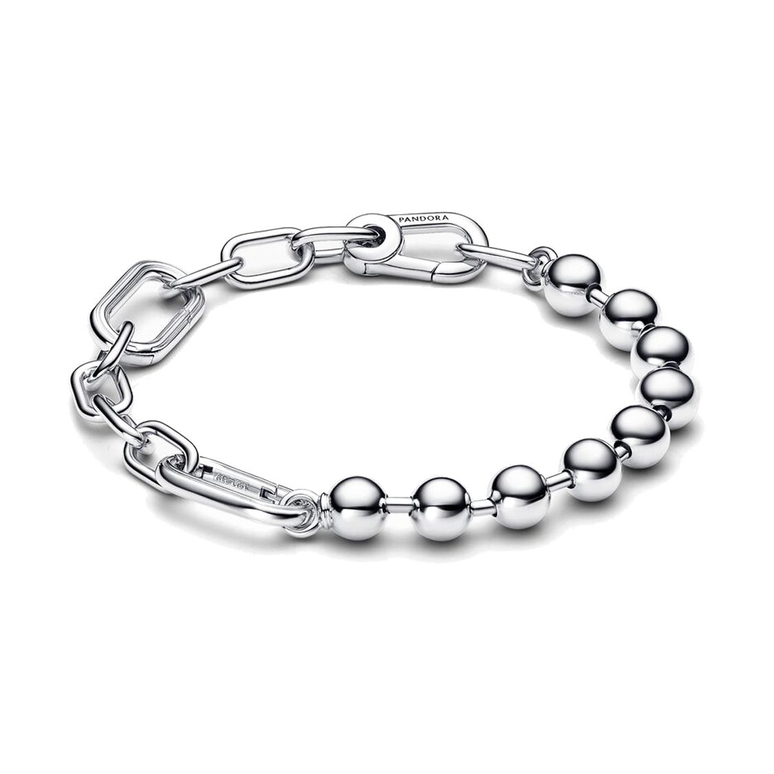 Pandora Me Series Beaded Chain Logo Decoration Bracelet Women bracelet Silver 592793C00 16