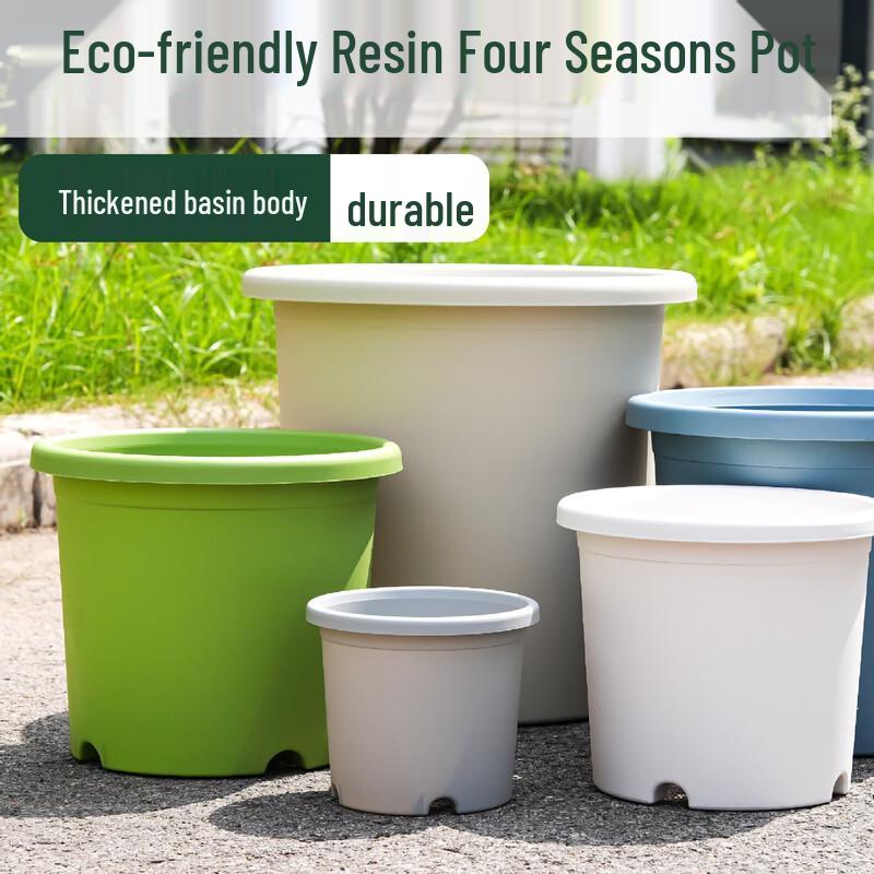 Ouyin Blue Breathable Root Control Flower Pots, 2-Pack