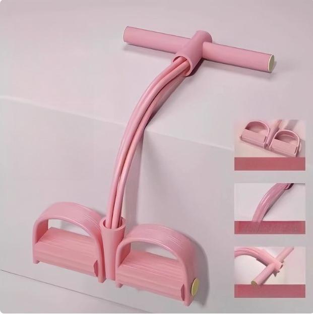 4/6/8 Tube Resistance Bands Yoga Pedal Puller Resistance Band Elastic Pull Rope Fitness Equipment for Abdomen Waist Arm Training