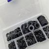 Mei Qingxiao Cross-Border Black & White Nylon Washers Set - 500 Pieces