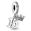 Copper Metal Princess Crown Charm Bead Component Cake Trojan Bead Component Pendant Bead Component Compatible With Authentic Original Necklace
