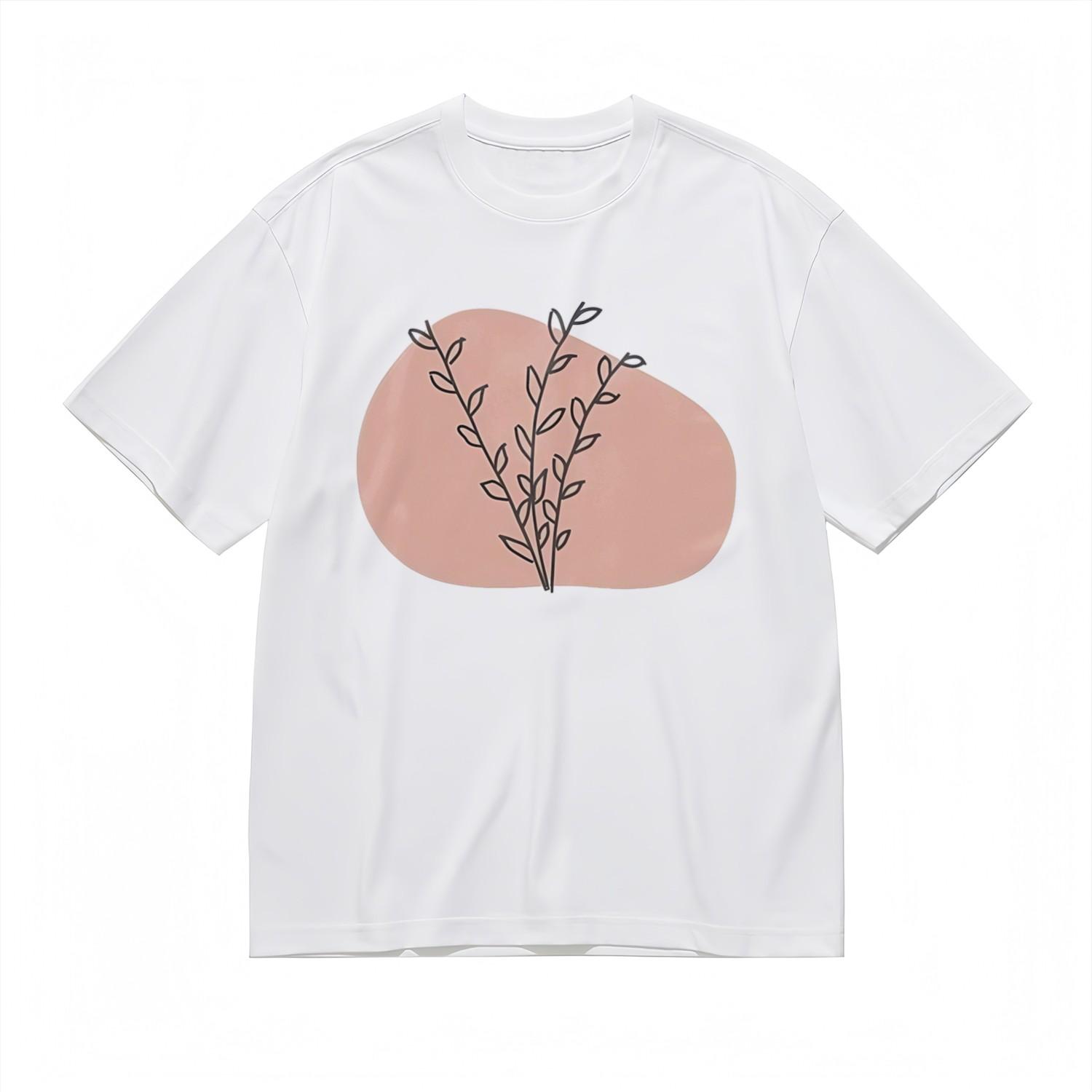 Men s Soft Breathable All Season Classic T-Shirt Mens Womens Tees Top Minimalist Line Branches Tee 2XL