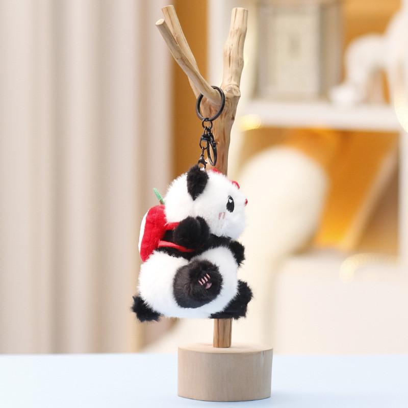 Animal Plush Panda Doll With Short Plush Material For Children Gifts And Accessories