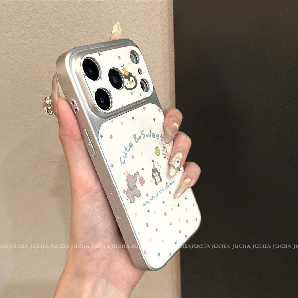 Applicable to Apple 11promax mobile phone case, high-end light luxury iphone11 high-end 11 super fire 11 sweet animal