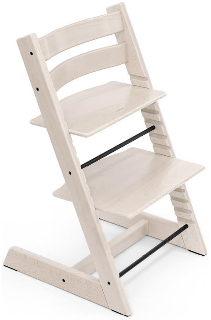 Stokke Tripp Trapp High White Wash Enough for Three This High Chair Is Perfect for and Its Adjustable Wooden Construction Provides Stability and and