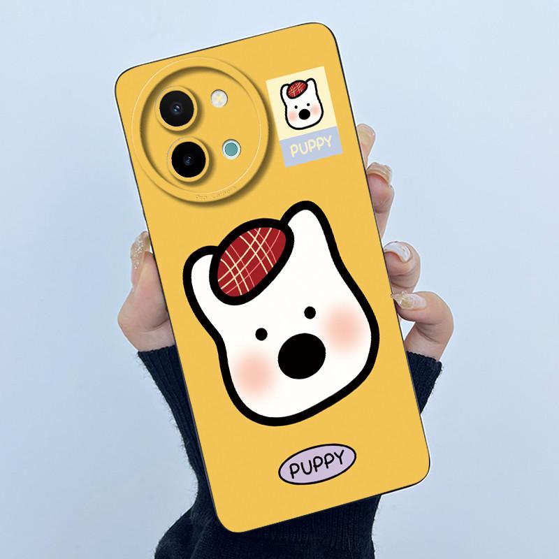 Case For Vivo Y38 Y58 T3X 5G Cute Panda Sweet Girls Silicone Soft Back Cover for VivoY38 VivoY58 5G Bumper Protective Casing