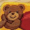 Hook Rug Kits Needlework 50x36cm for Kids Adults Beginners Embroidery Carpet Kit Supplies DIY