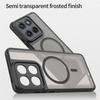 For Motorola Edge 70 Case Hard Matte Acrylic For MagSafe Magnetic Translucent Phone Cover For Moto Edge70 X70 Air Shell Bumper
