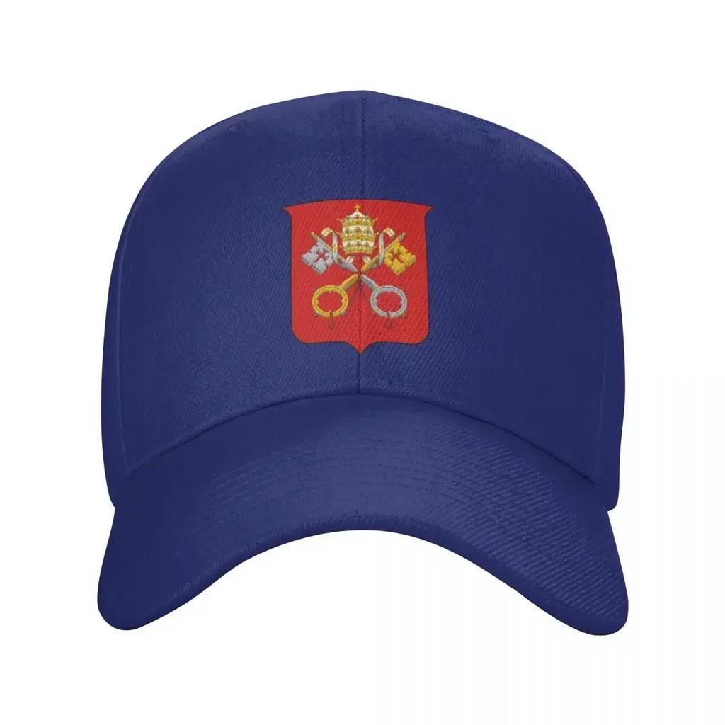 Fashion Coats Of Arms Of The Holy See And Vatican City Trucker Hat Women Men Personalized Adjustable Unisex Baseball Cap Summer