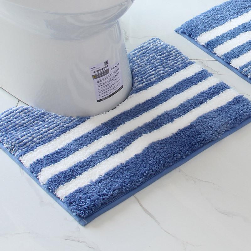 

Потовщений U-подібний протиковзкий абсорбуючий килимок для туалету - брудостійкий килимок для ванної та приліжкового килимка 40x50 cm U-Shape