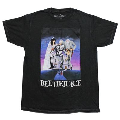 Beetlejuice New Adult T-Shirt Poster House Bride Groom Image