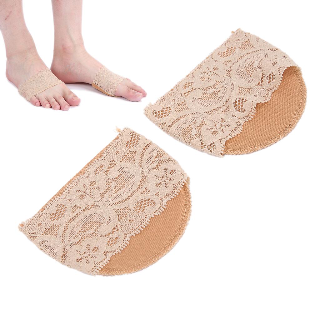 Forefoot Cushion Pad Women High Heel Shoes Foot Protection AntiSlip Forefoot Sleeve Pads(Skin Color )