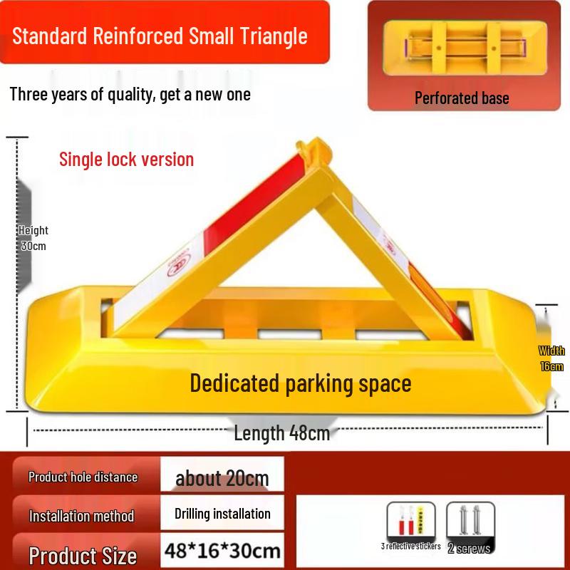Heavy-Duty Triangle Parking Lock